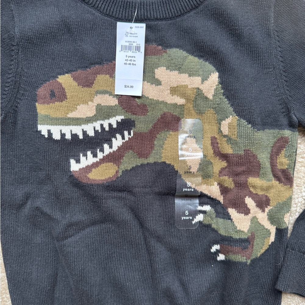 GAP Kids Sweater with Camouflage Design